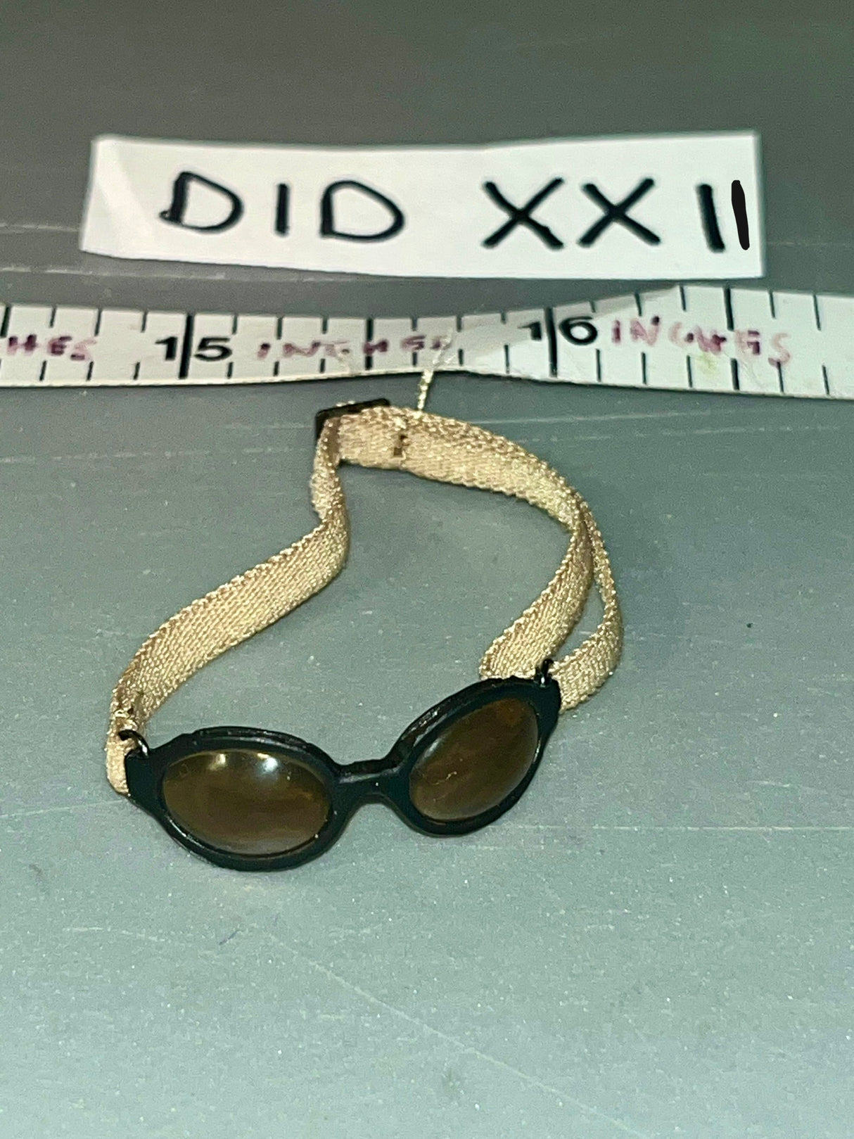 1/6 Scale DID WWII German Goggles - Luftwaffe Pilot Erich Hartman