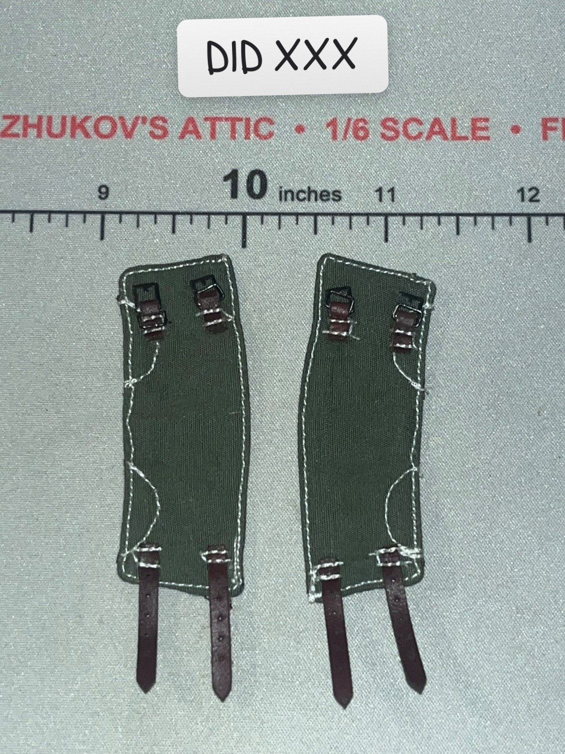 1/6 Scale WWII German Gaiters Pair - GD Infantry Mortarman – Bruno DID D80195