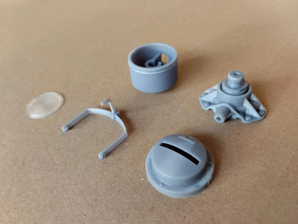 1/6 Scale WWII German Bosch Vehicle / Tank Headlight Set - Unfinished Model Kit - Warprints