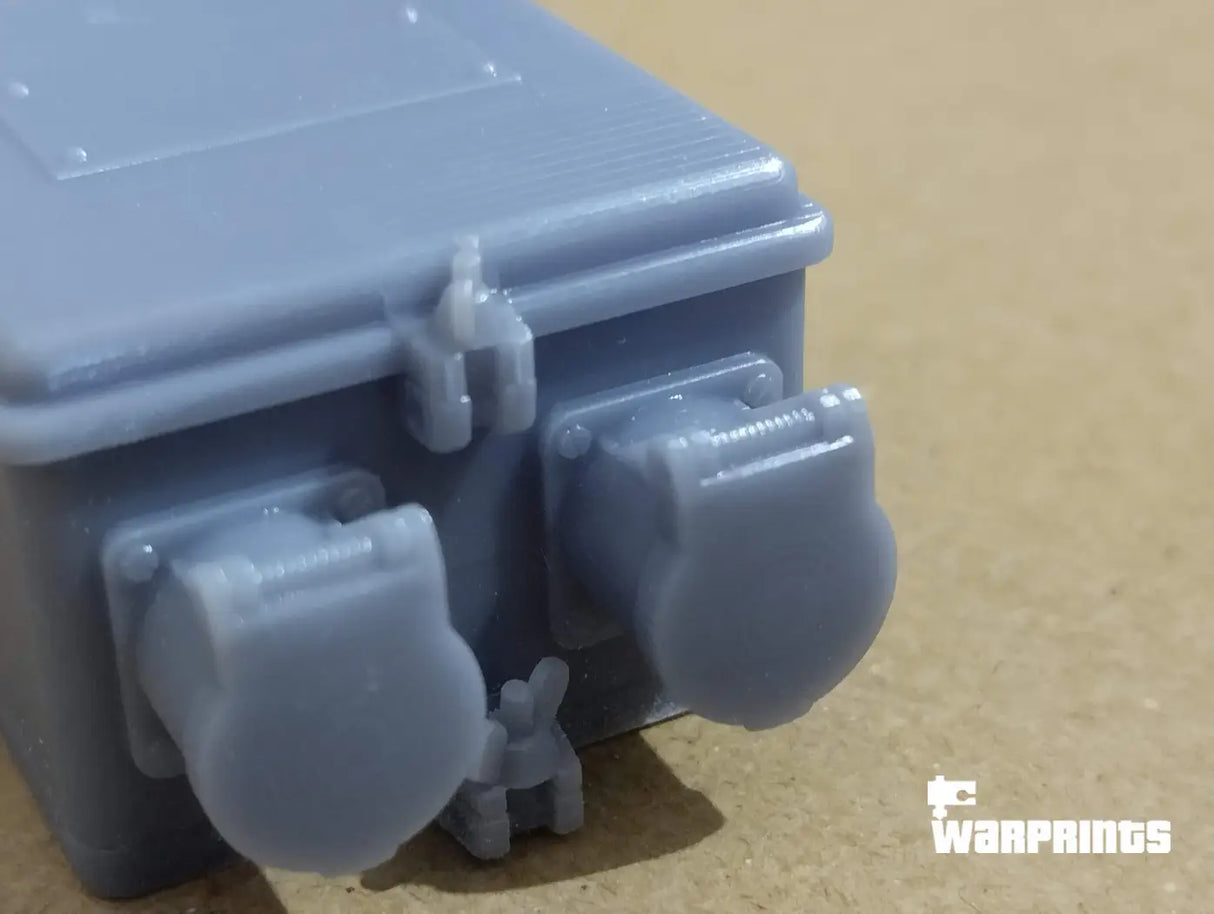 1/6 Scale WWII German SEUa and Junction Boxes - Unfinished Model Kit - Warprints