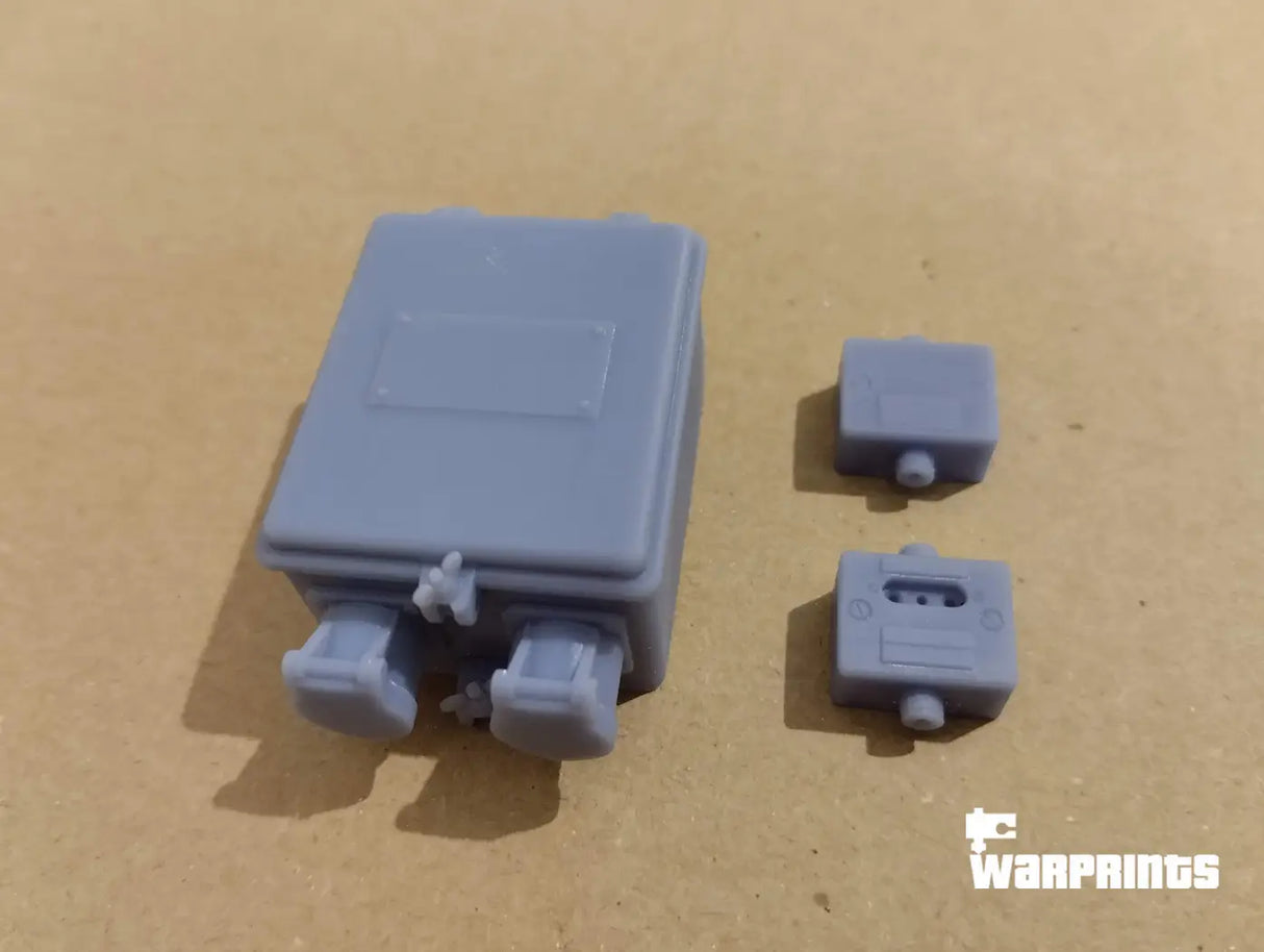 1/6 Scale WWII German SEUa and Junction Boxes - Unfinished Model Kit - Warprints