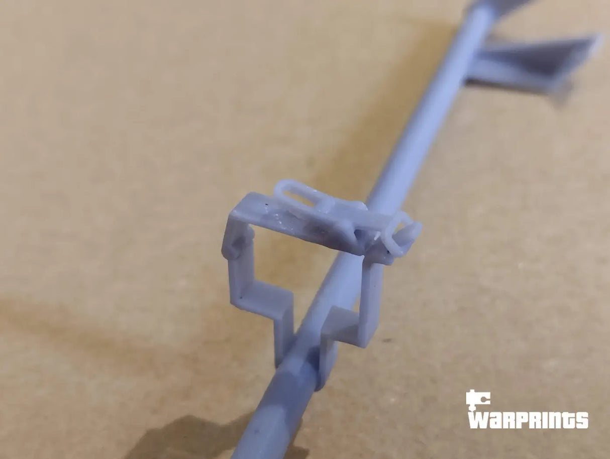 1/6 Scale WWII German MG-34 / MG-42 Machine Gun Transport Holder Set - Unfinished Model Kit - Warprints