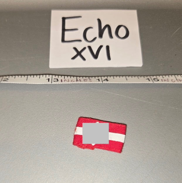 1/6 Scale WWII Austrian Flag Patch - Echo XVI