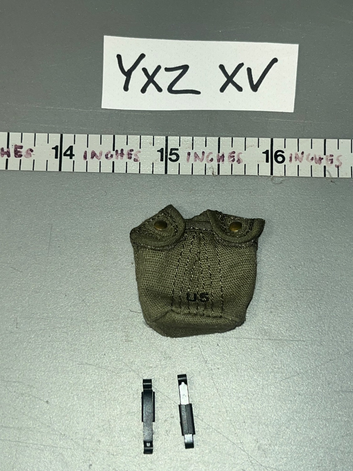 1/6 Scale M1956 Canteen Cover with Belt Clips - MACV SOG Recon Team Lead UD9058 Ujindou Yxz XV