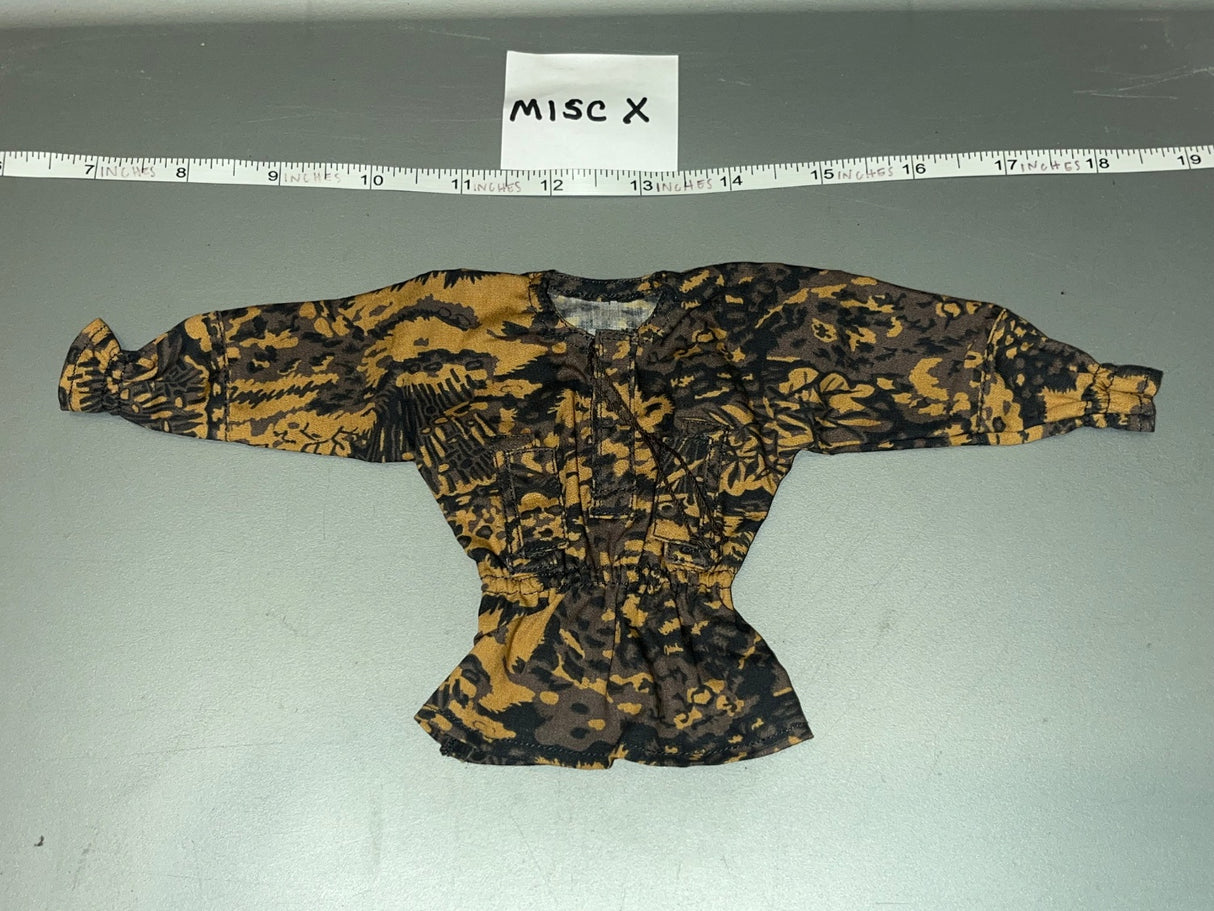 1/6 Scale WWII German Camouflage Tunic - UD9059 1/6 WWII Hermann Goring Division Tunisia 1943 Ujindou MISC X
