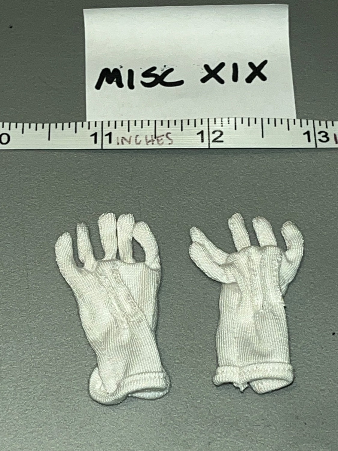 1/6 Scale Modern Era US White Dress Gloves Pair - Inglourious Bastards Hans "Landa" Figure UD9053 UJINDOU MISC XIX