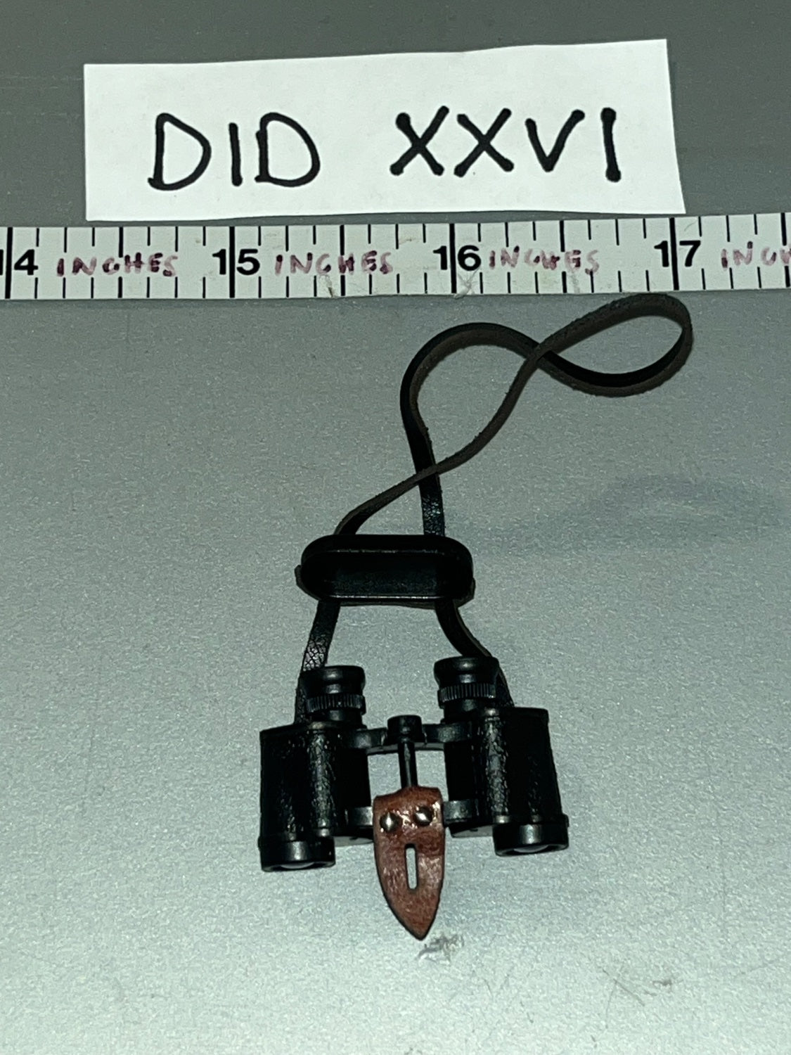 1/6 Scale WWII German Binoculars with Neck Strap - WWII German Polizei Division DID DID XXVI