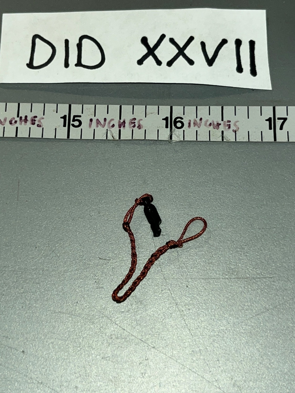 1/6 Scale Modern Era Whistle with Lanyard - WWII German Polizei Division DID DID XXVII