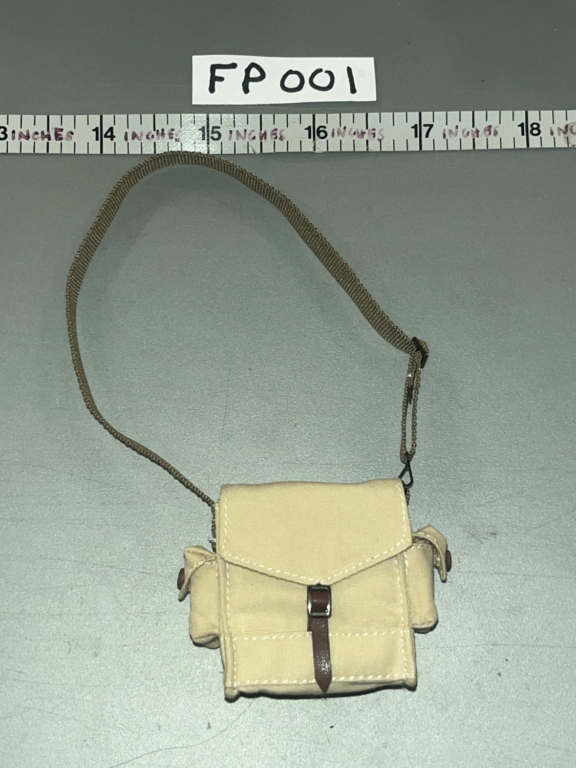 1/6 Scale Modern Era US Haversack Musette Bag with Shoulder Strap - WWII Russian Soviet Naval Infantry - FP021 Facepool FP001