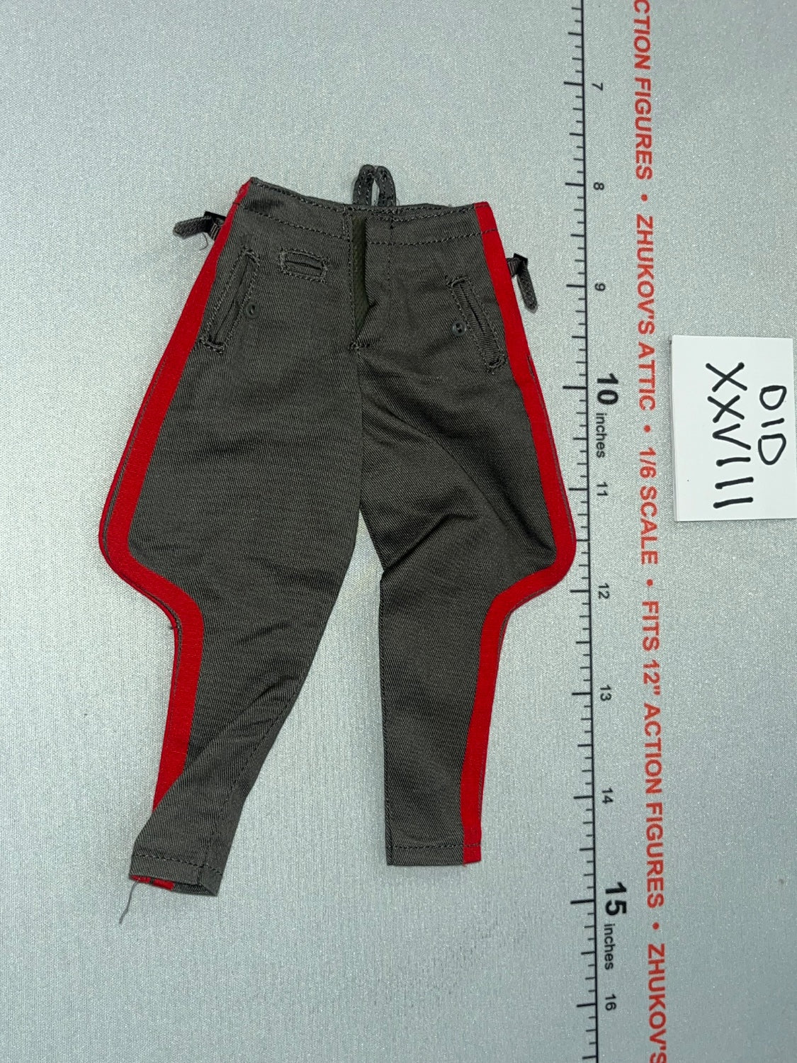 1/6 Scale WWII German Breeches with Red Stripe - Wehrmacht Officer – Otto Remer D80194 DID