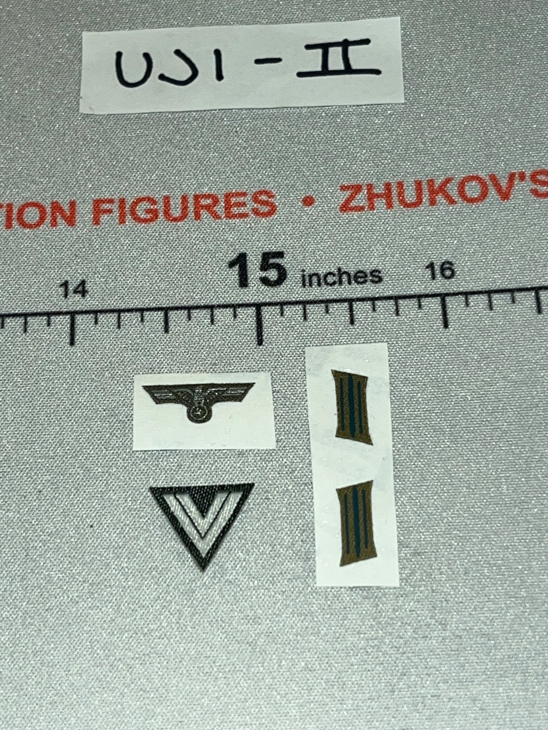 1/6 Scale WWII German German Army Insignia Decal Set - Infantry in Wachmantel Leningrad 1943 - UD9062 UJINDOU