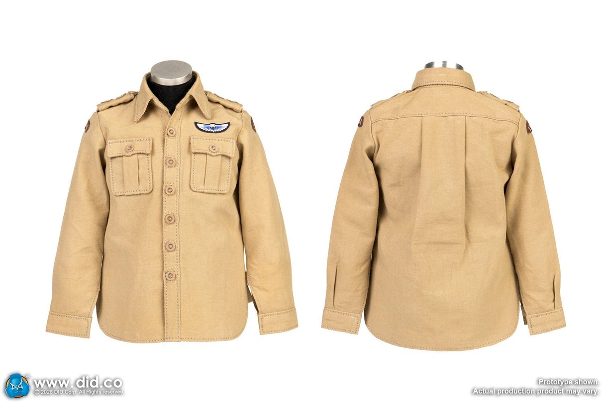 *Preorder* 1/6 Scale Desert service shirt - 1/6 WWII British SAS Special Forces Colonel – Alan - DID K80197 DID