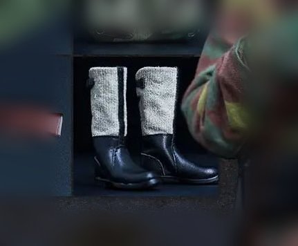 *Preorder* 1/6 Scale Felt Winter Boots Pair - 1/6 8th Cavalry Division Florian Geyer, The Siege of Budapest Ujindou