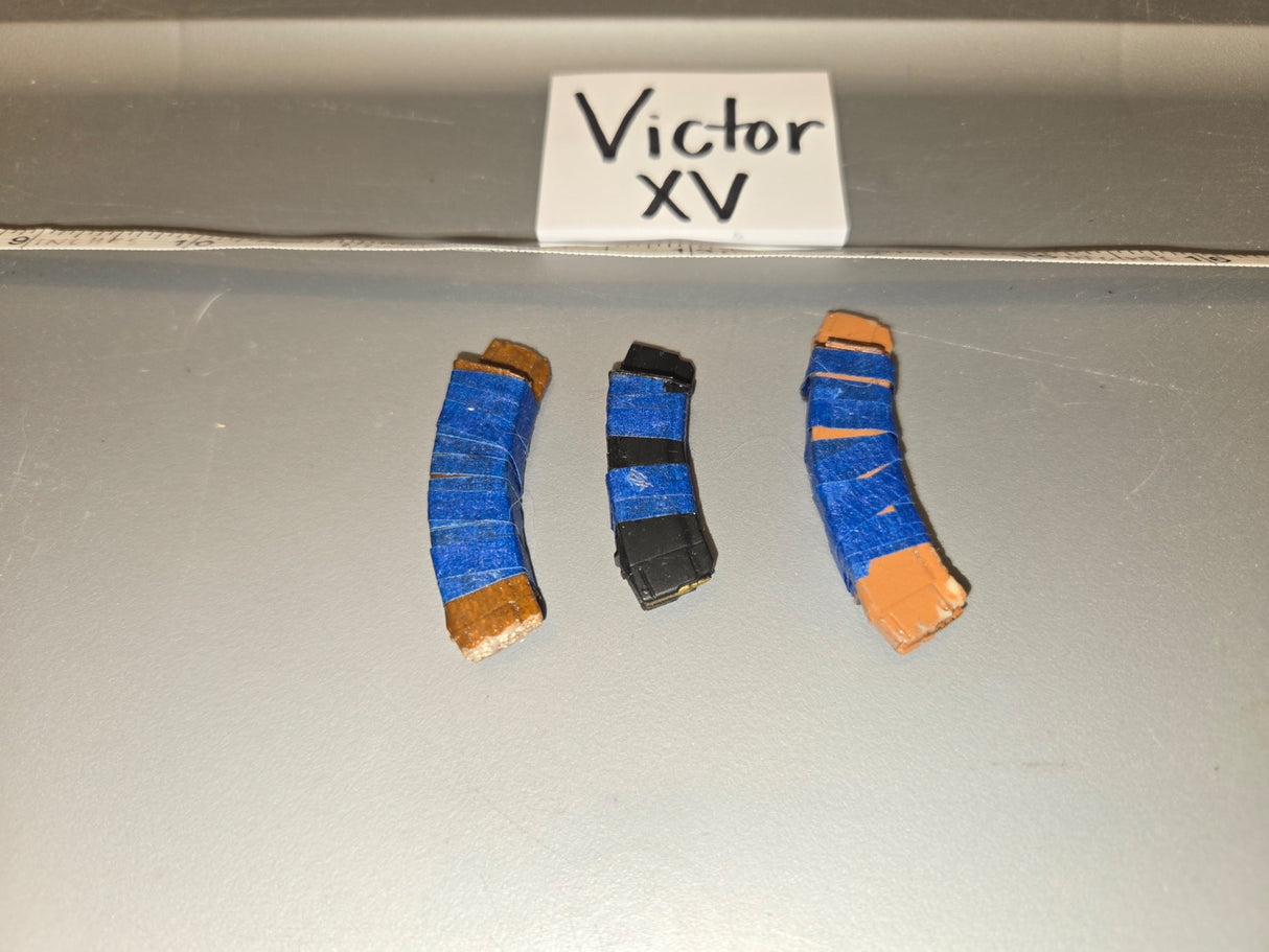 1/6 Scale Modern Russian AK Banana Magazine Lot - Victor XV