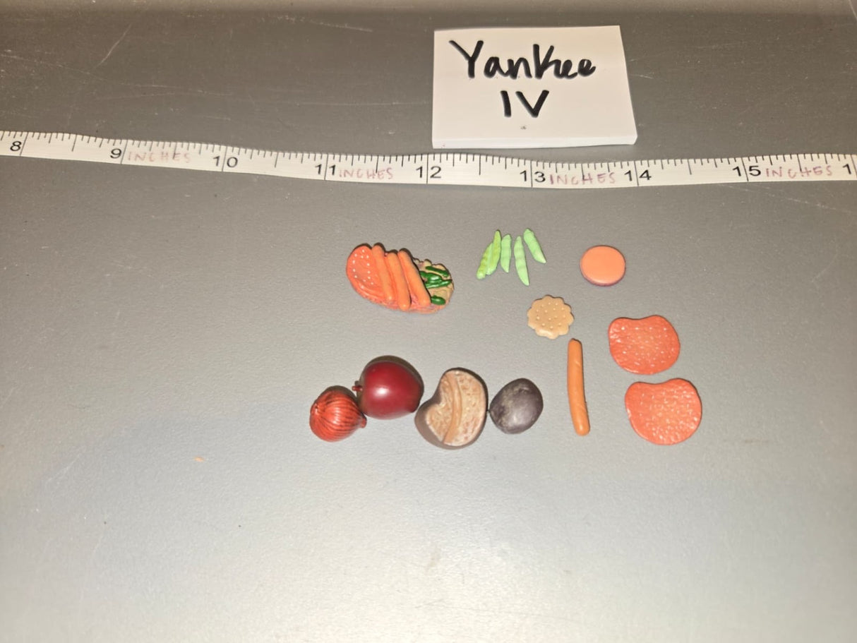 1/12 Scale Food Diorama Vegetable and Snack Ration Items Set - Yankee IV