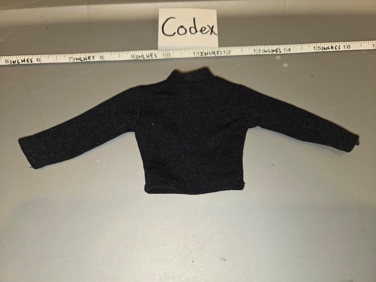 1/6 Scale Modern Era Black Turtleneck Shirt - Codex