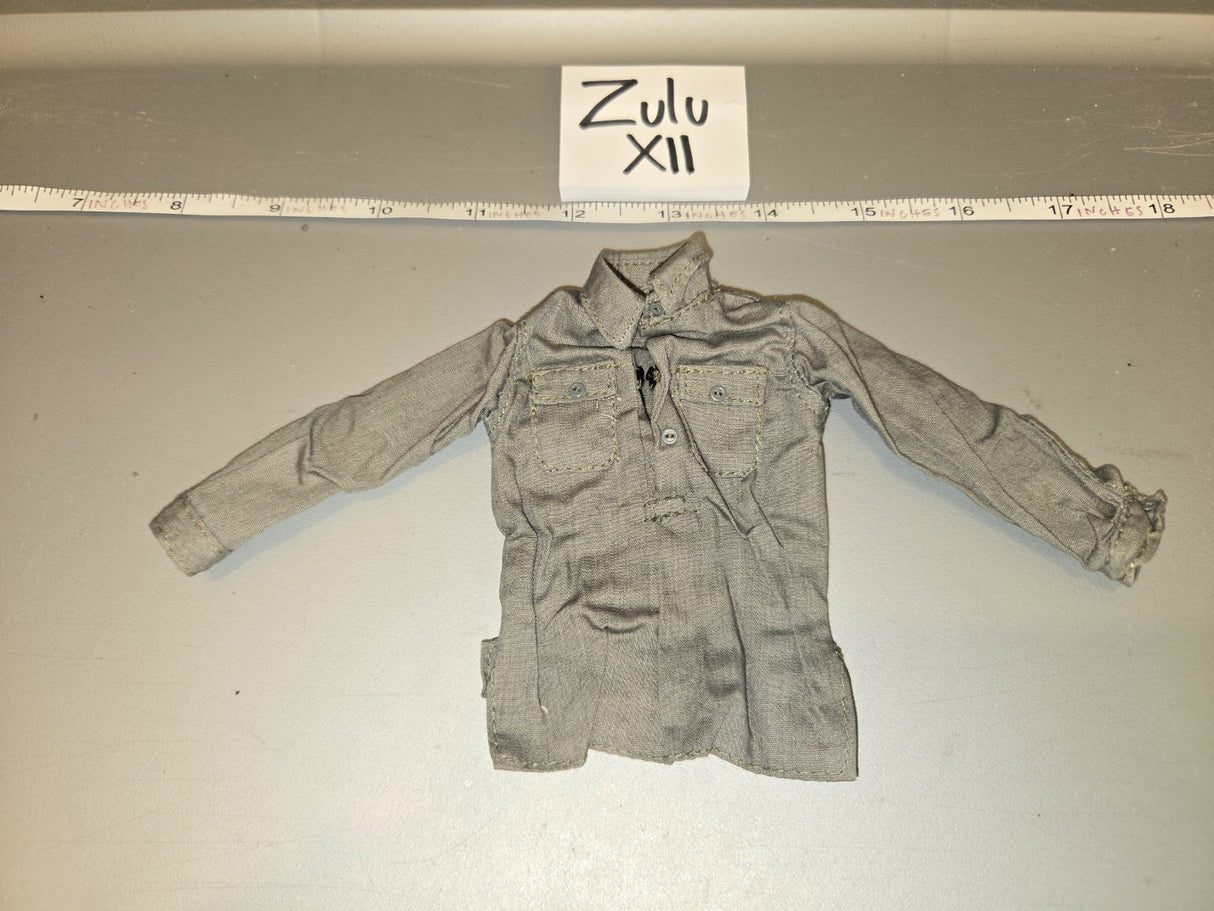 1/6 Scale WWII German Grey Work Shirt - Zulu XII