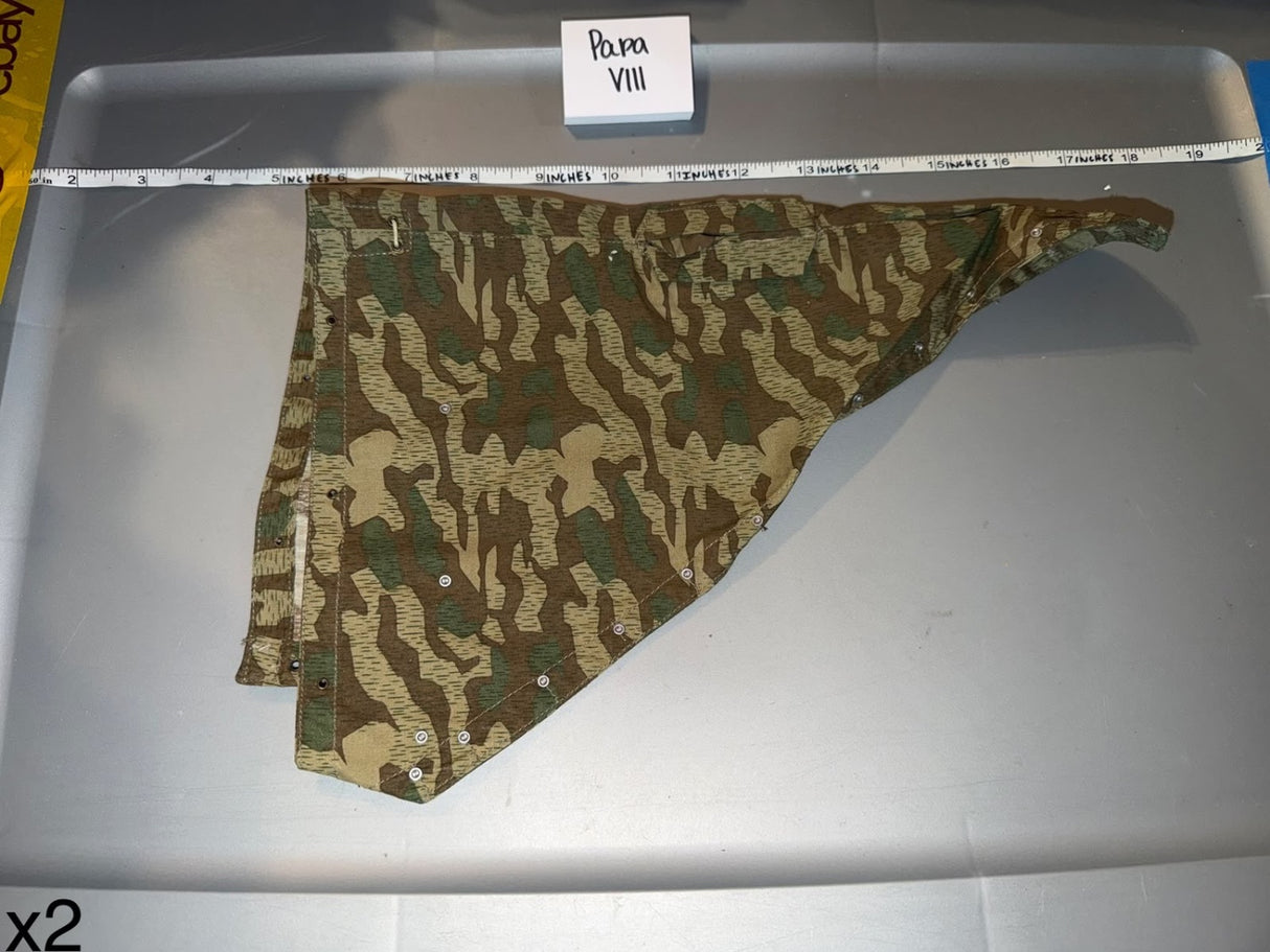1/6 Scale WWII German Splinter Camouflage Zeltbahn - Papa VIII