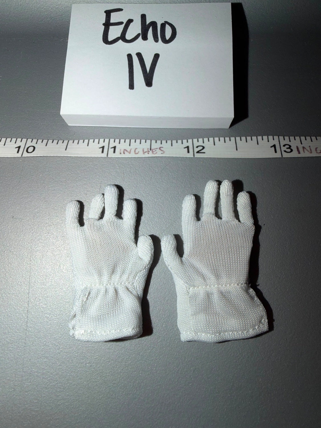 1/6 Scale White Formal Dress Gloves