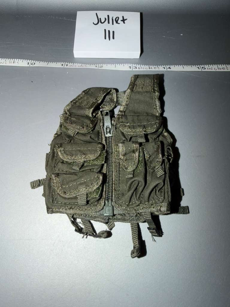 1/6 Scale Modern Era Tactical Olive Drab Assault Vest - Juliet III