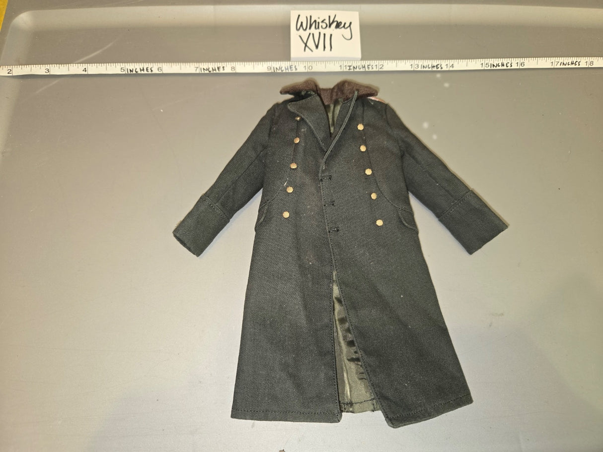 1/6 Scale WWII German Grey Officer Greatcoat - Whiskey XVII