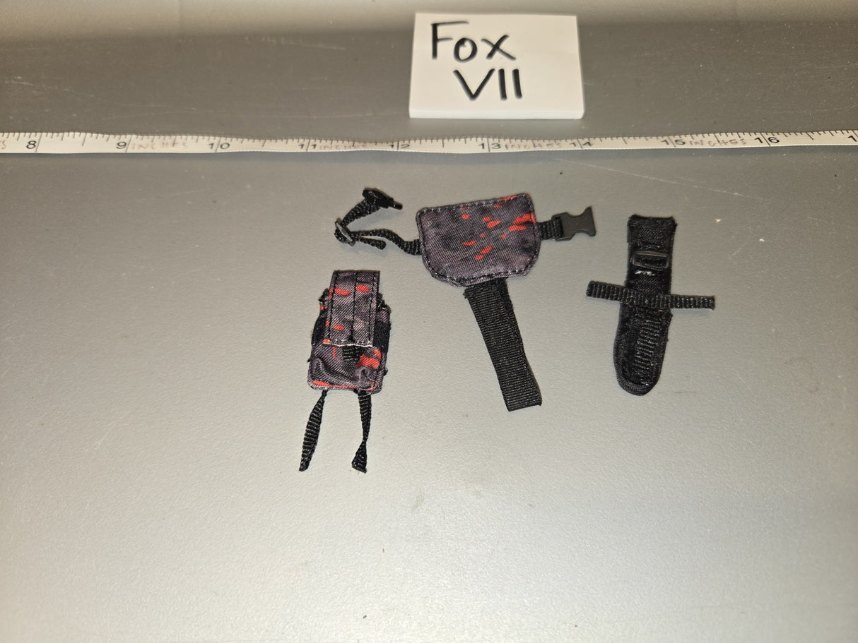 1/6 Scale Modern Era Tactical Holster and Pouch Set - Fox VII