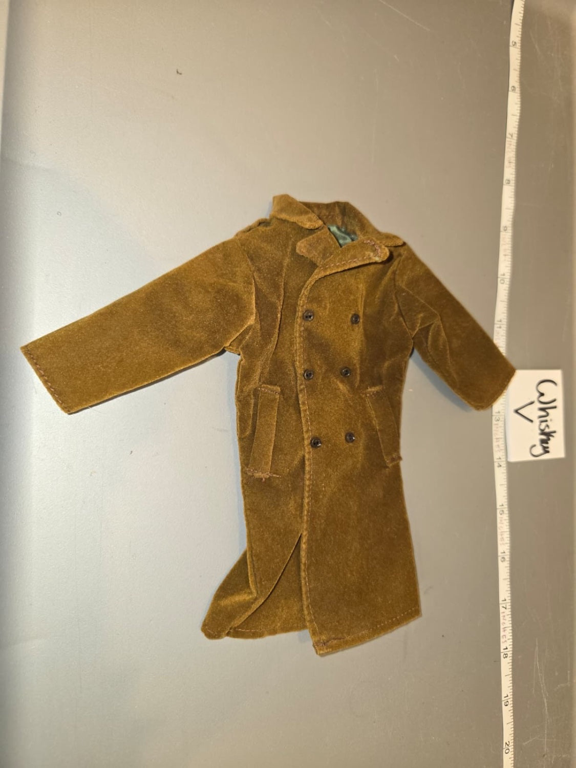 1/6 Scale WWII German Brown Trench Coat - Whiskey V