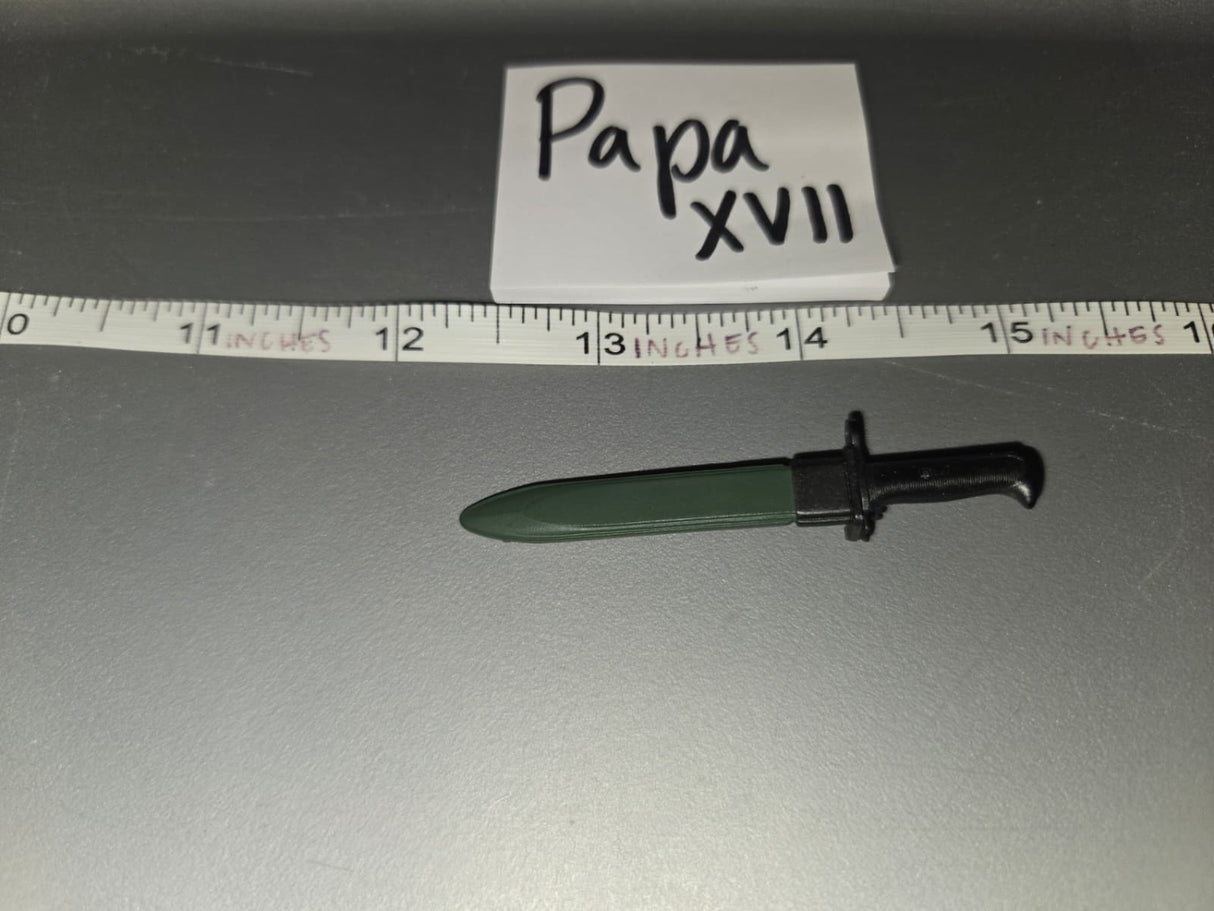 1/6 Scale Vietnam US M7 Bayonet with Scabbard - Papa XVII