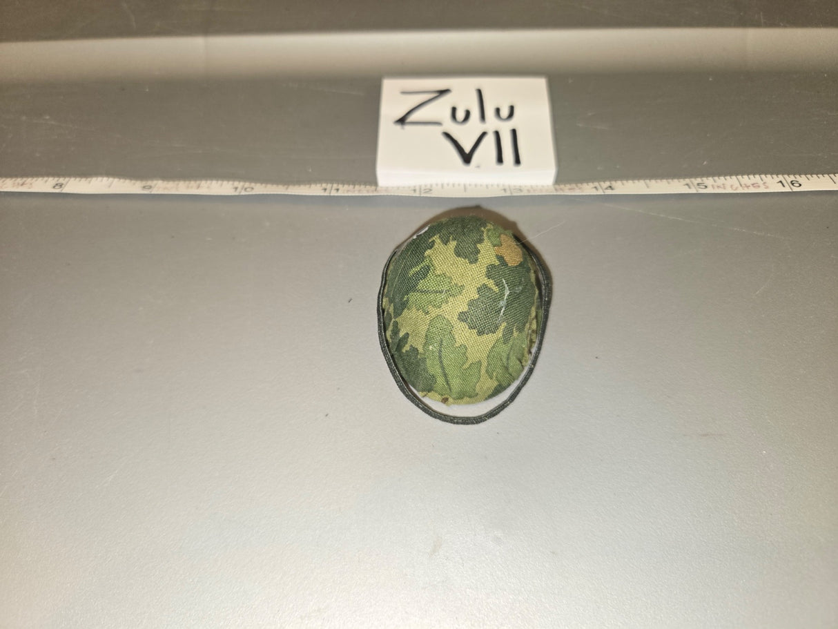 1/6 Scale WWII German Oak Leaf Camouflage Helmet Cover - Zulu VII