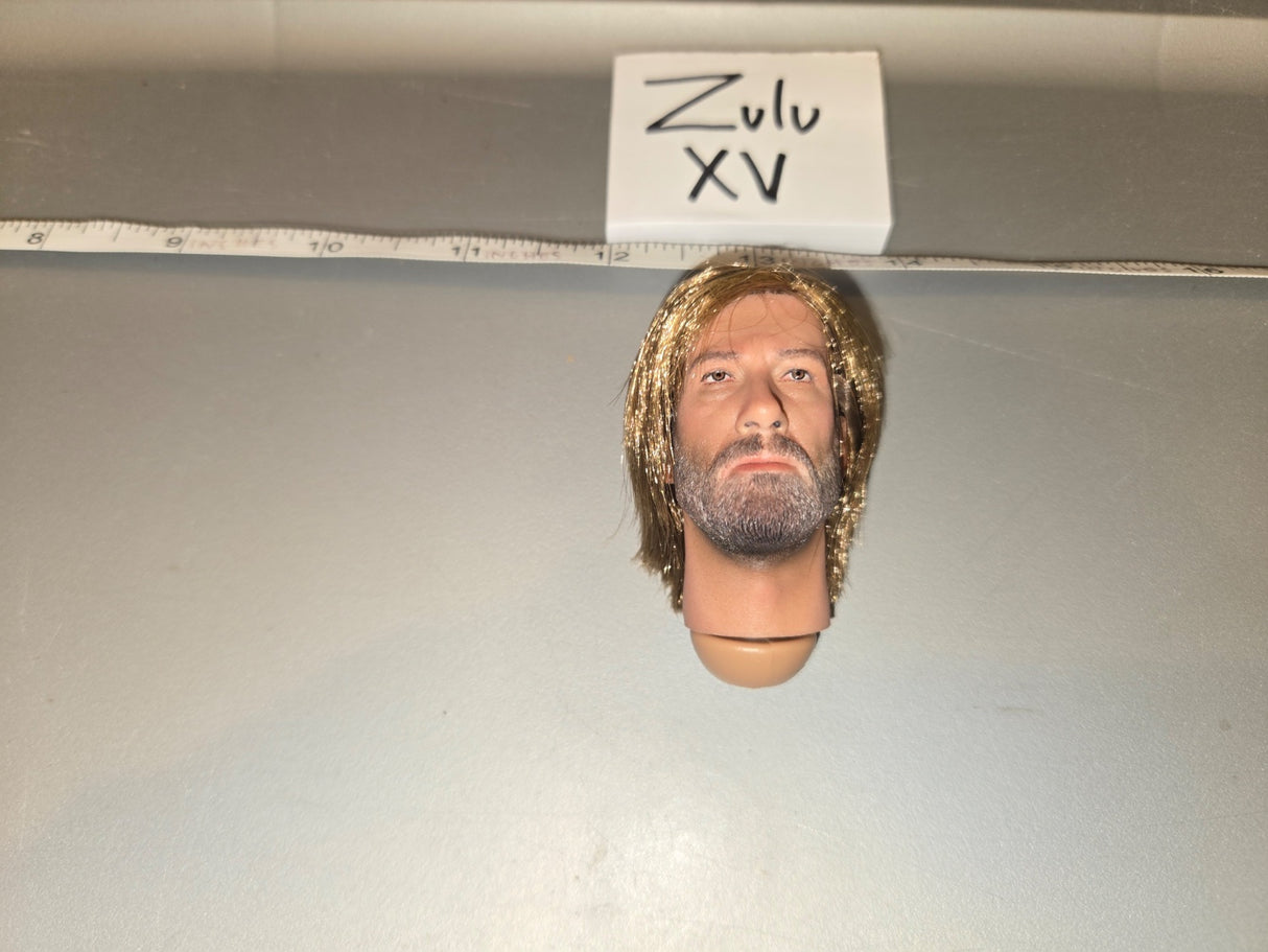 1/6 Scale Male Head Sculpt with Long Hair and Beard