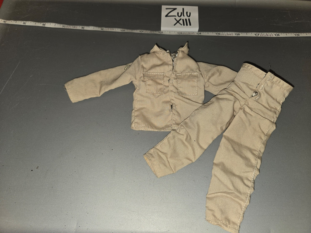 1/6 Scale WWII US Desert Uniform Shirt and Pants - Zulu XIII