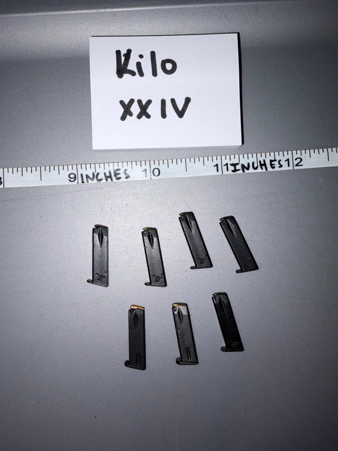 1/6 Scale Modern Era Pistol Magazine Lot