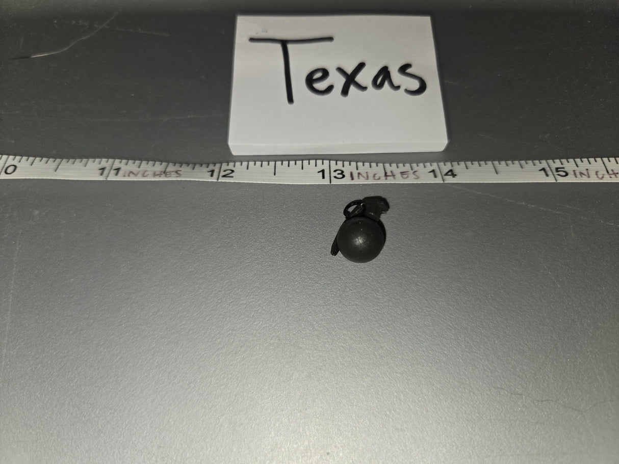 1/6 Scale WWII US Pineapple Grenade Charm - Texas