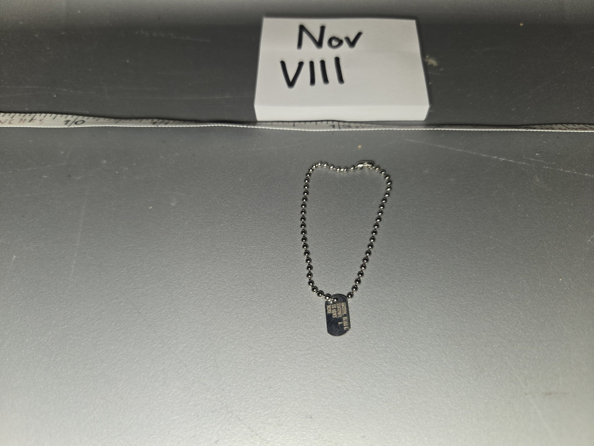 1/6 Scale WWII US Dog Tags - Nov VIII