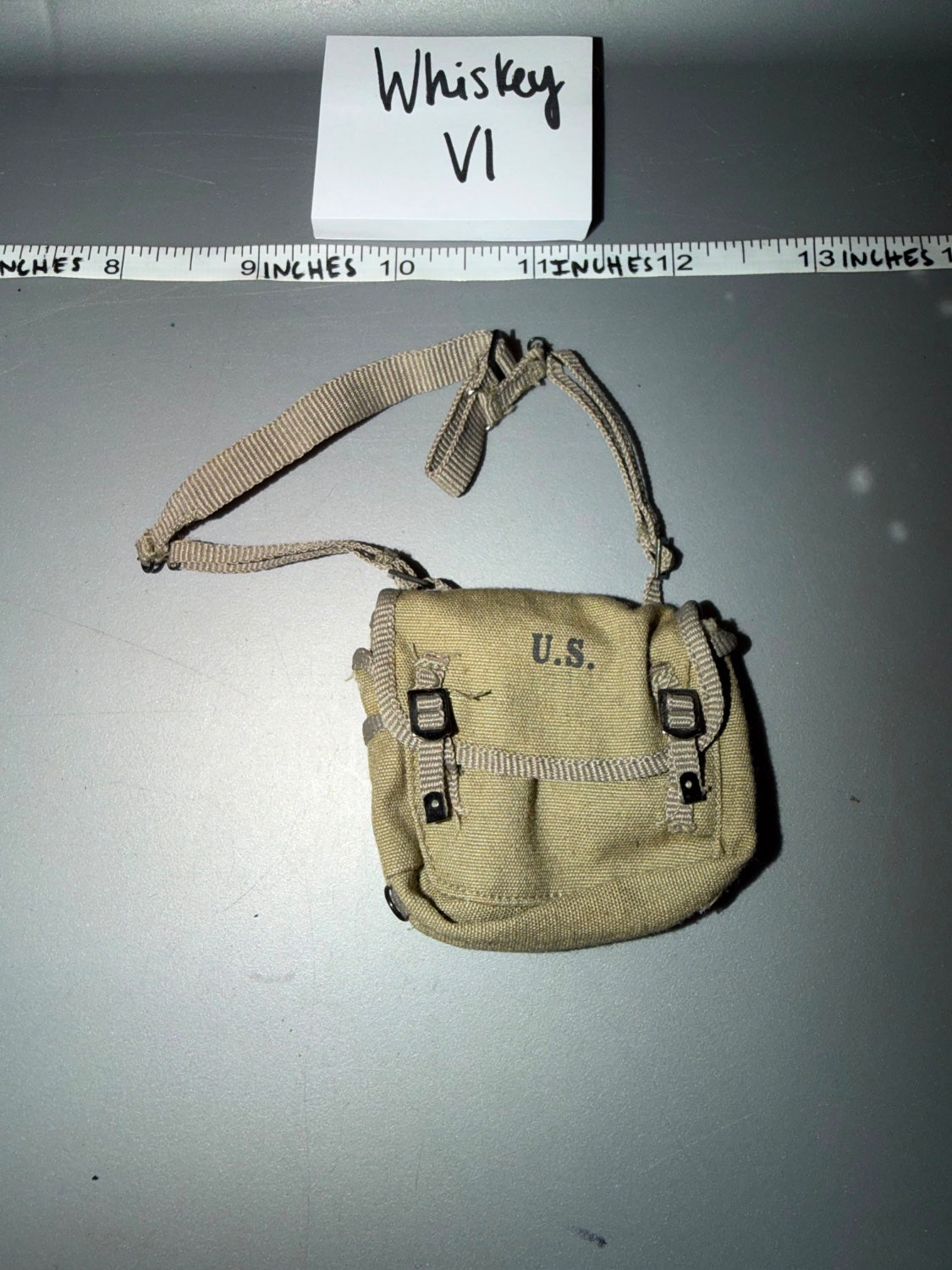 1/6 Scale WWII US M1936 Musette Bag - Whiskey VI