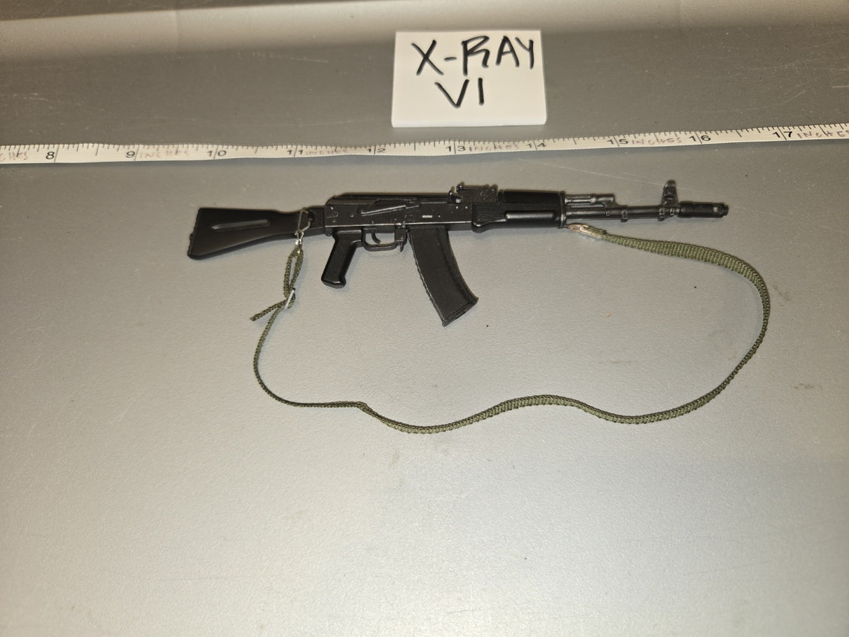 1/6 Scale Modern Era Russian AK-74 Assault Rifle with Sling - X-Ray VI