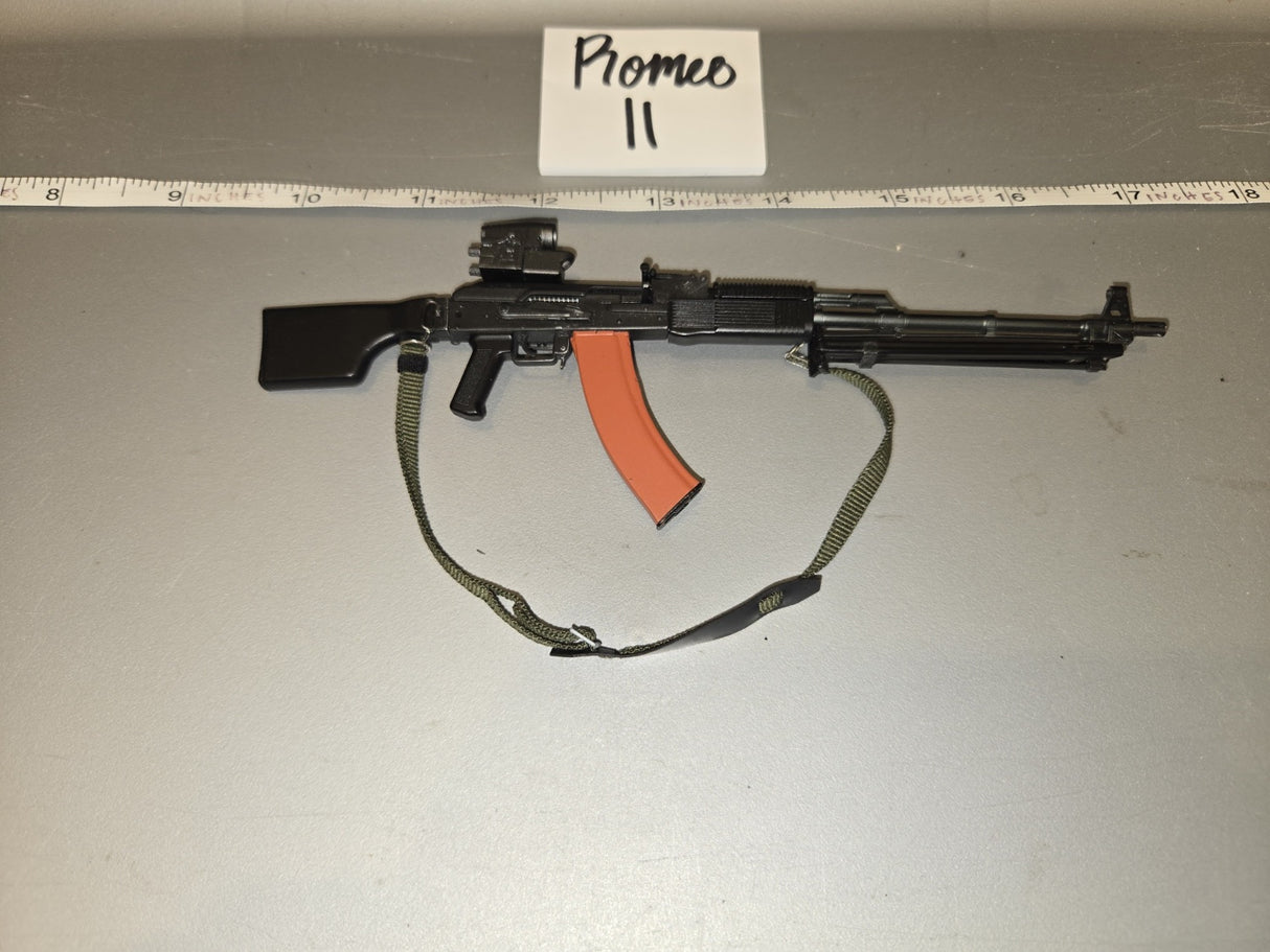 1/6 Scale Modern Era Russian AK-74M Rifle with Red Dot Sight and Sling - Promeo 11