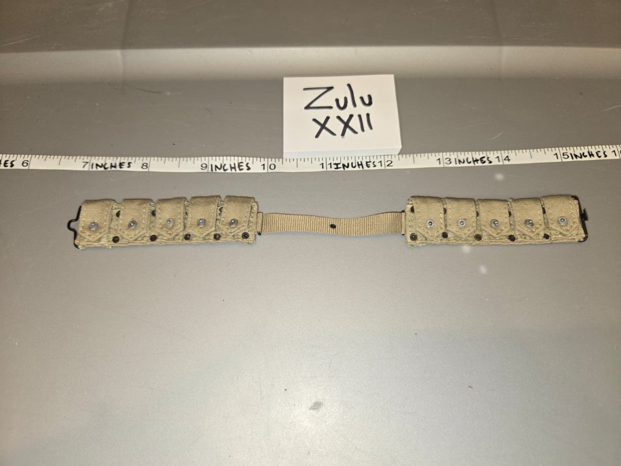 1/6 Scale WWII US M1923 Cartridge Belt