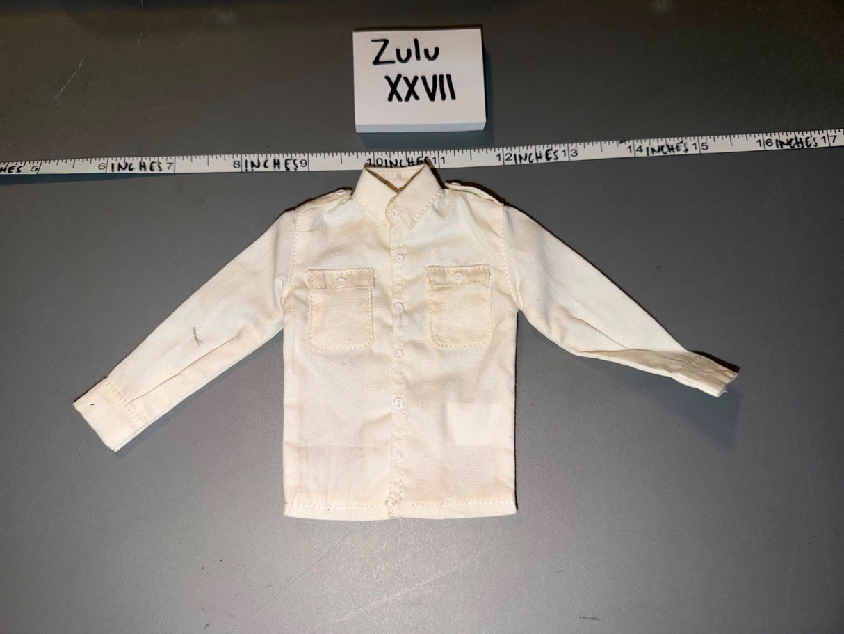 1/6 Scale WWII British White Dress Shirt