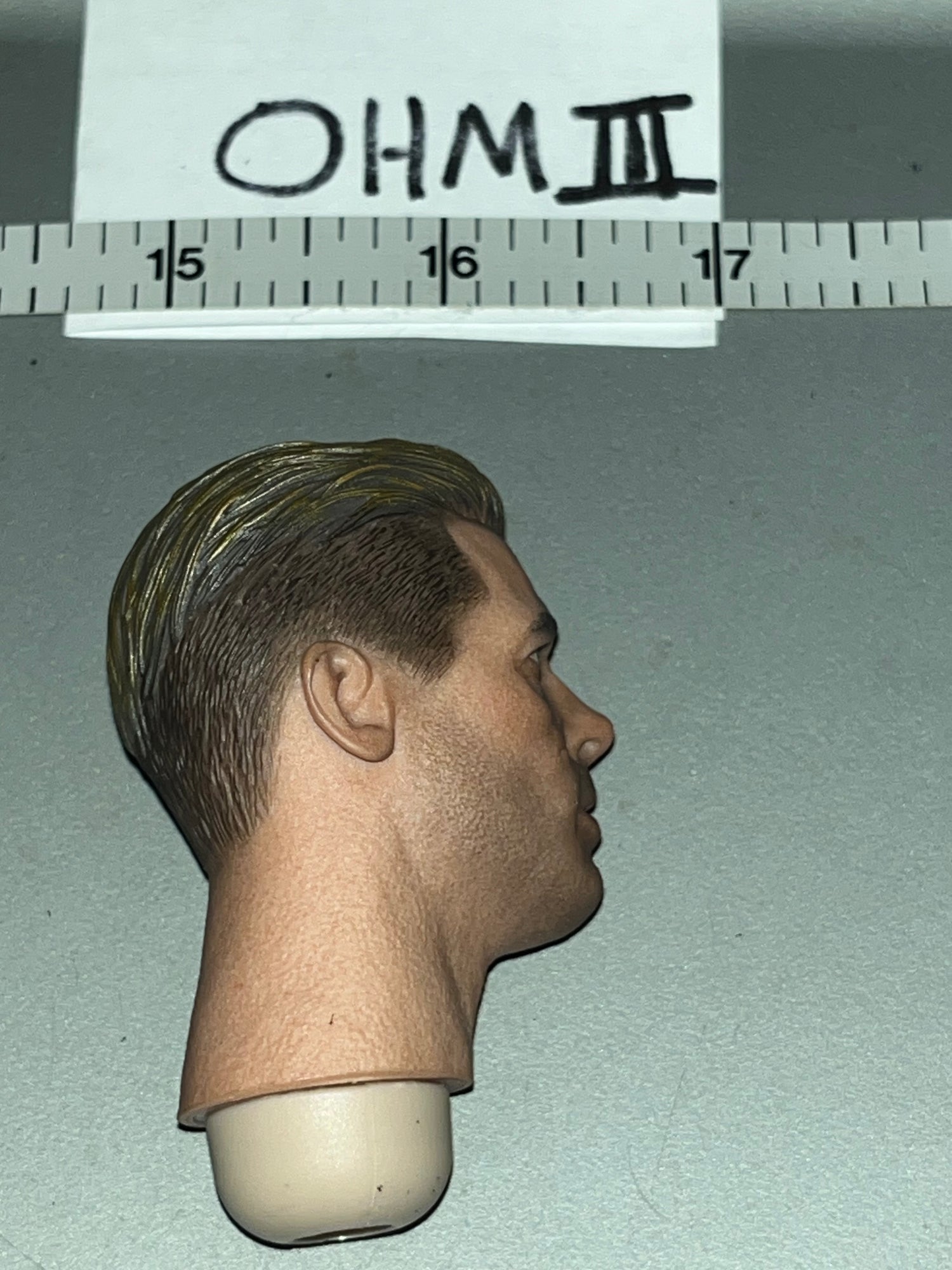 1:6 Scale WWII US War Daddy Head Sculpt - Brad Pitt - Facepool