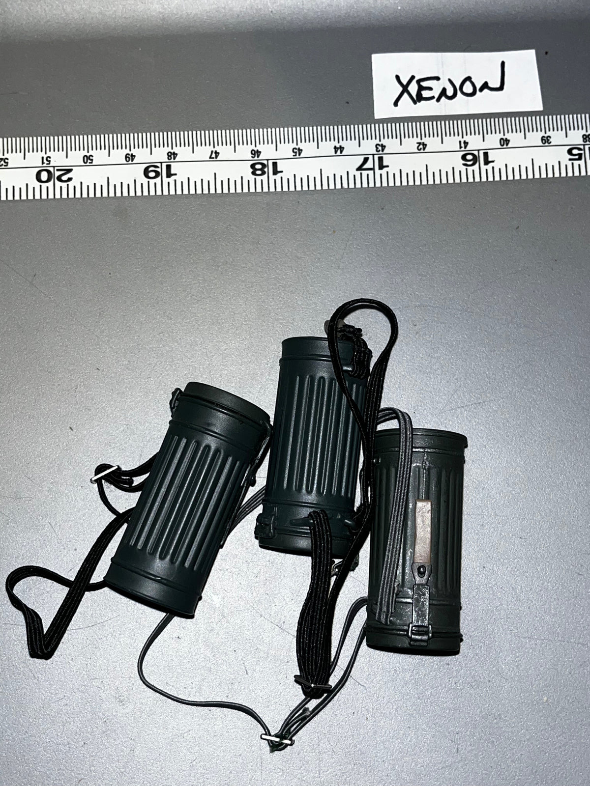 1/6 WWII German Gas Mask Canister Lot