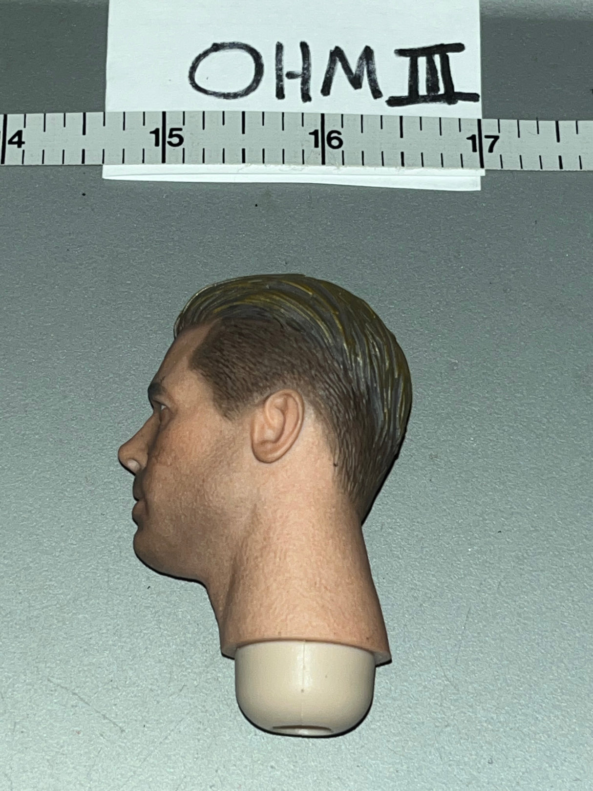 1:6 Scale WWII US War Daddy Head Sculpt - Brad Pitt - Facepool