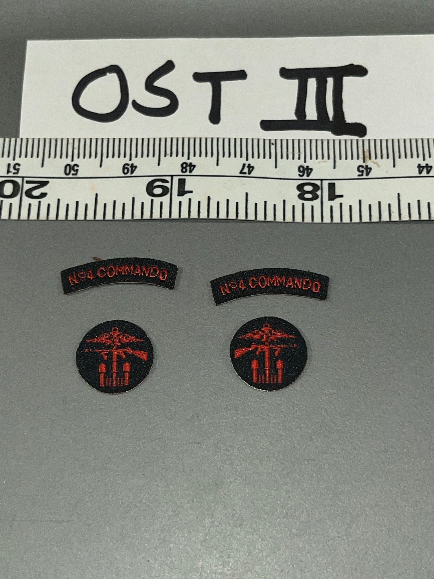 1/6 Scale WWII British Royal Marine Commando Patches - UJINDOU Sniper