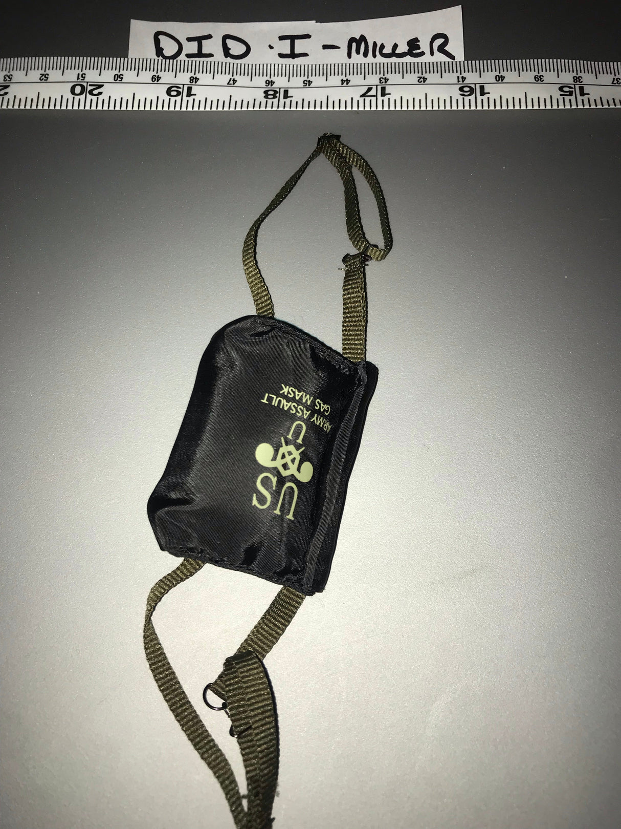 1/6 Scale WWII US Gas Mask Bag - DID