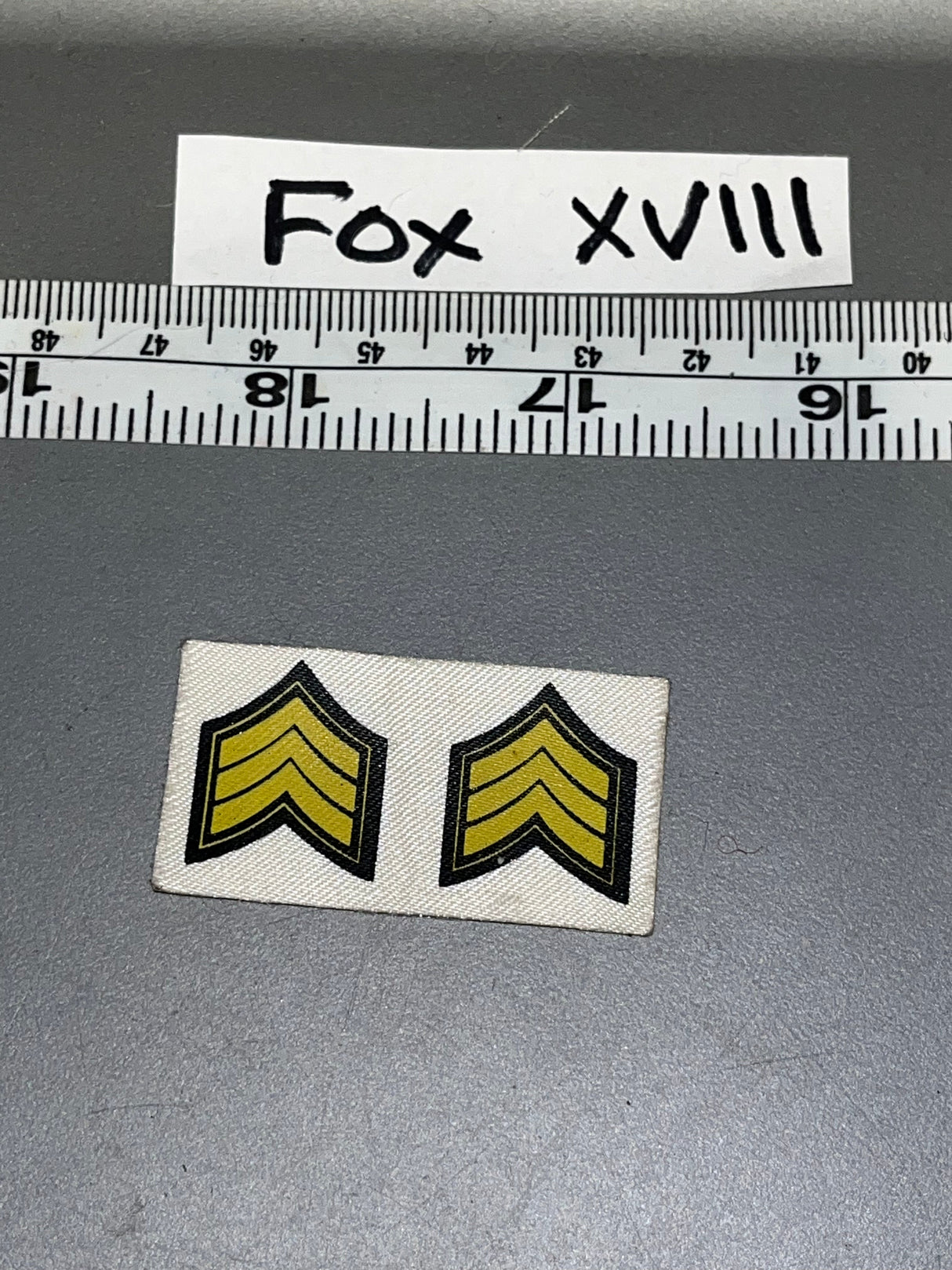 1/6 Scale WWII US Rank Patches - BBI Elite Force