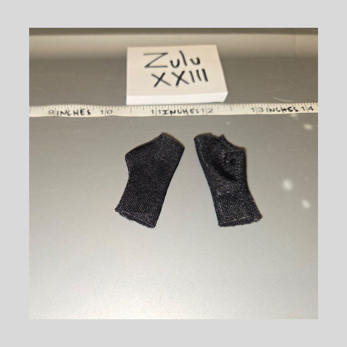 1/6 Scale Modern Era Black Fingerless Gloves Set - Ultimate Soldier