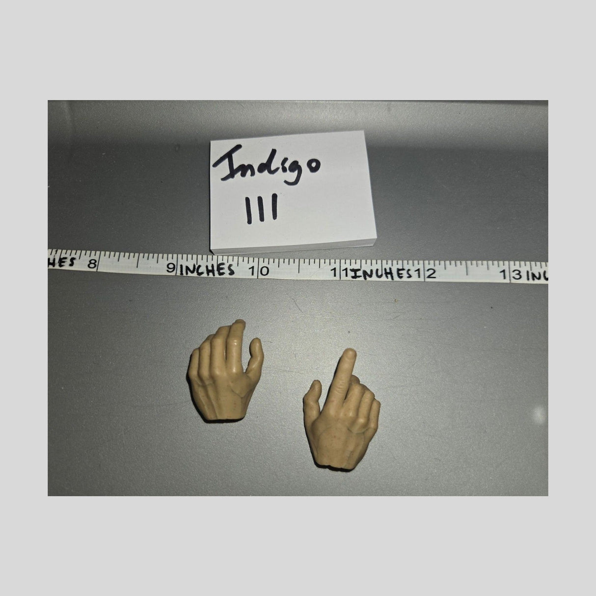1/6 Scale Modern Era Caucasian Pointing and Open Grip Hands