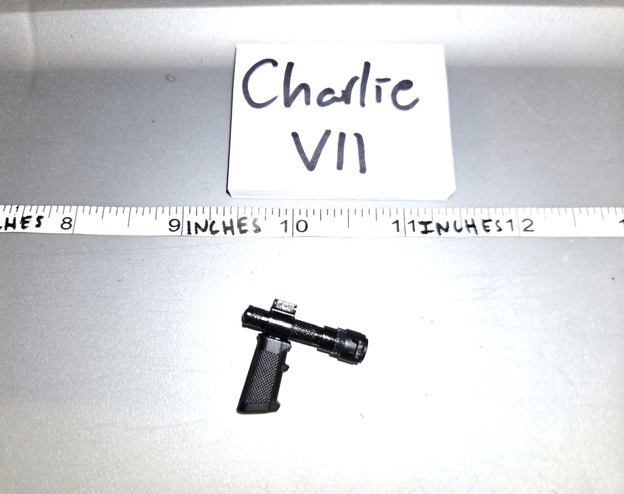 1/12 Scale Modern Era Forward Grip with Tactical Flashlight
