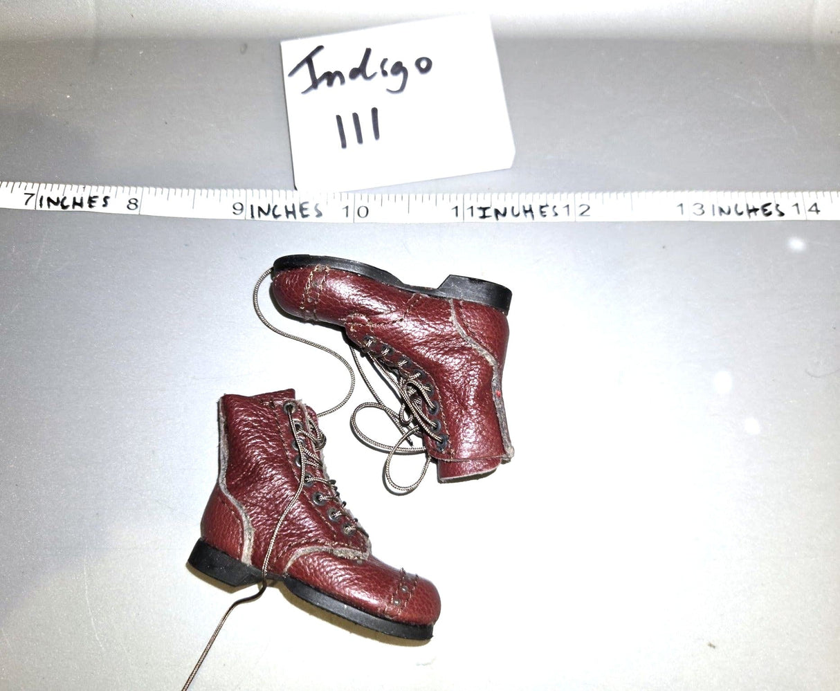 1/6 Scale WWII US Leather Boondocker Boots - Soldier Story