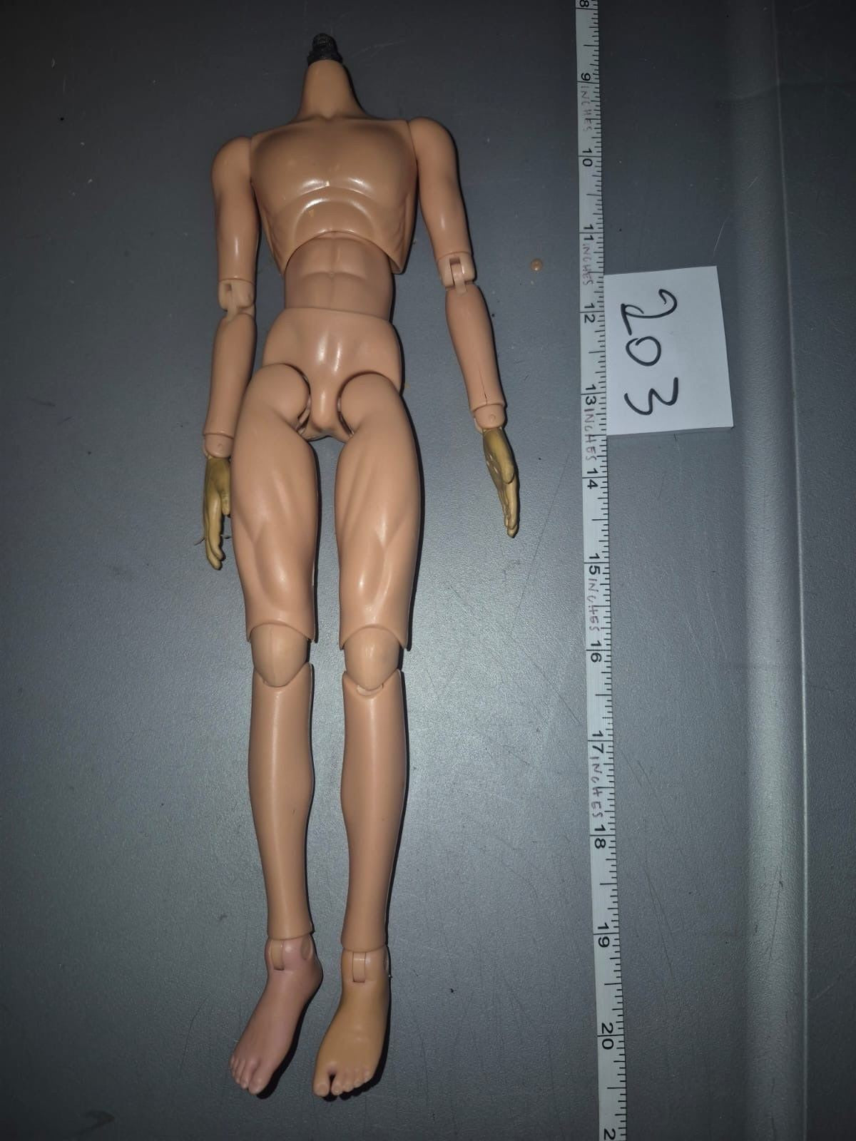 1/6 Scale Nude Basic Male Action Figure Body